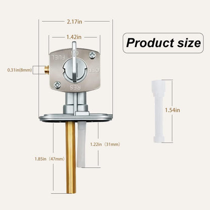 UNIVERSAL FUEL PETCOCK VALVE ON OFF RESERVE YAMAHA KAWASAKI SUZUKI