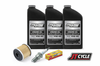 Yamaha YFM350 350 Big Bear 87-99 Oil Change Filter Service Maintenance Kit NGK Spark Plug Tune Up