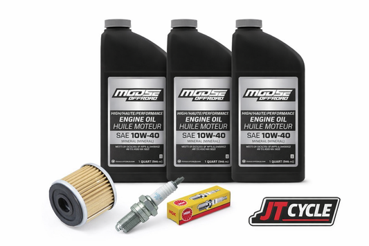 Yamaha YFM350 350 Big Bear 87-99 Oil Change Filter Service Maintenance Kit NGK Spark Plug Tune Up