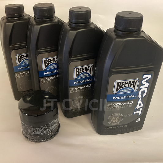 Yamaha V-Star 950 1300 Stryker Super Tenere Oil Change Kit Oil Made in USA Service Maintenance Filter