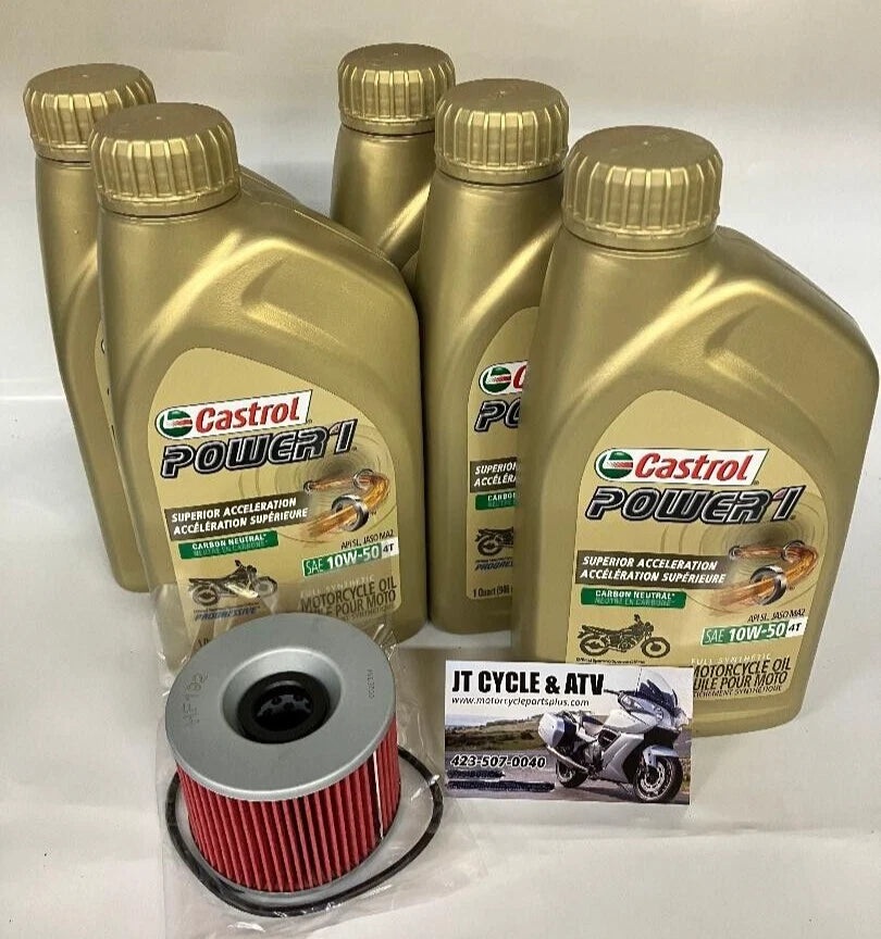 Triumph 750 900 Daytona Adventurer Legend Thunderbird Synthetic Oil filter Change Kit Service Maintenance