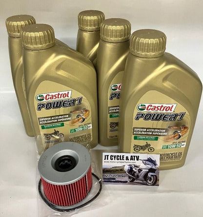 Triumph 750 900 Daytona Adventurer Legend Thunderbird Synthetic Oil filter Change Kit Service Maintenance