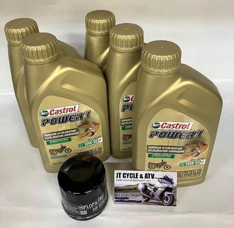 Triumph 800 Tiger 900 1050 America Bonneville Scrambler Synthetic Oil Change Kit Service Maintenance Filter