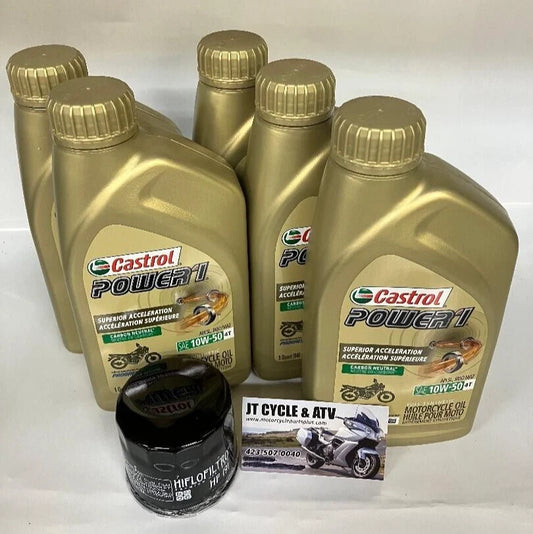 Triumph Scrambler 865 955 Daytona Sprint Full Synthetic Oil Filter Change Kit Service Maintenance