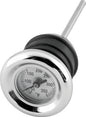 Bikers Choice 84-99 Softail 82-03 XL Chrome Oil Tank Dipstick / Temperature Gauge