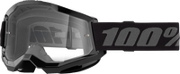 100-PERCENT 100% STRATA 2 GOGGLES OFFROAD ATV MOTORCYCLE SNOW CLEAR LENS