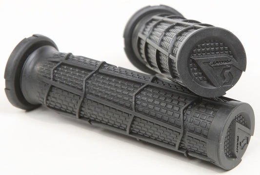 Scott Radial Full Waffle ATV thumb throttle grips black 7/8 inch slip on made in USA