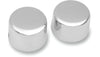 Chrome 3/4 inch front axle cap cover set for Harley XL FXST Touring models