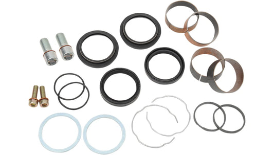 HARLEY DAVIDSON FORK LEG ASSEMBLY REBUILD KIT SEALS BUSHINGS 49MM 06-17 DYNA