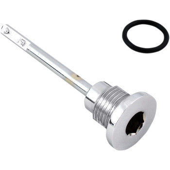 DRAG SPECIALTIES 1105-0146 Chrome Transmission Oil Dipstick Transmission Dipstick - '87-'06 Big Twin Harley