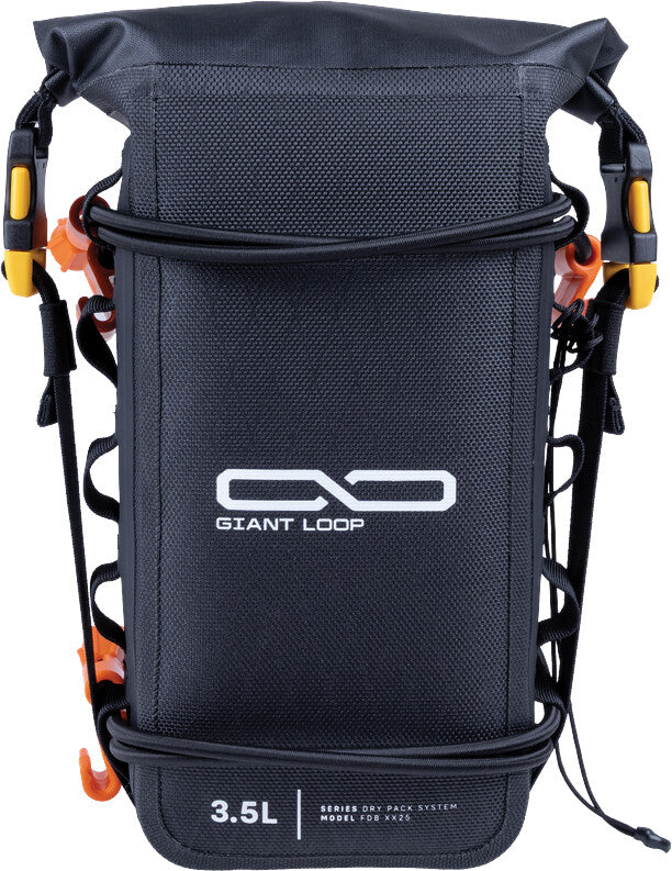Giant Loop FDBG25‑B Fender Bag – 3.5L Waterproof Number Plate / Fender Storage Bag – Black