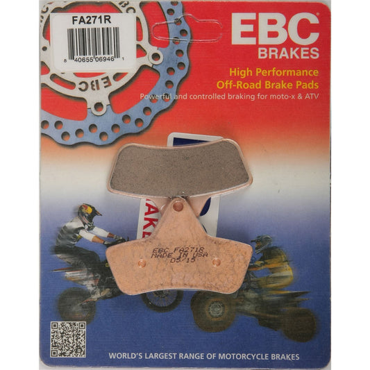 EBC FA271R FA271R Long-Life Sintered "R" Rear Brake Pads for Arctic Cat ATV's See Fit