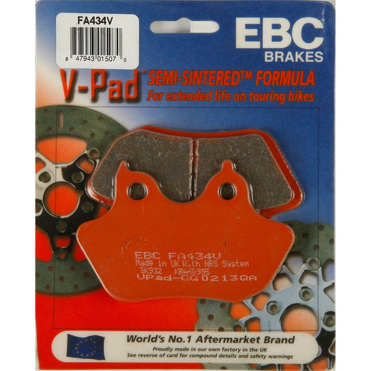 EBC FA434V Semi - Sintered Metal Harley / Buell Rear Brake Pads for Softail FXSTC