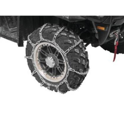 QuadBoss Tire Chain Medium 563555 ATV UTV 9 V‑Bars Fits 22x11x10 22x10x12 25x8x12
