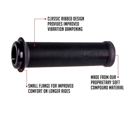 ODI LONGNECK V2.1 LOCK-ON GRIPS (135MM) for ATV's PWC BMX Jet Ski E-bike with Thumb Throttle Only