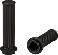 FirePower "Control" ATV Lock On Clamp On Grips E-Bike for Thumb Throttle Only Black Gray (Copy)