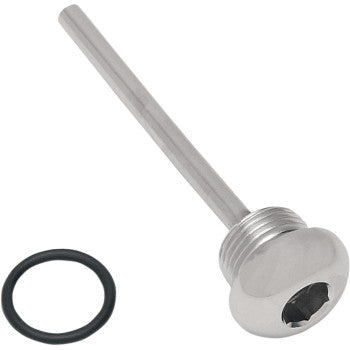GARDNER-WESTCOTT DS-193860 C-80-14 Chrome Transmission Oil Fill Plug / Dipstick Harley Made in USA