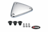 Chrome Ignition Module Side Cover Harley XL Sportster 883 1998-2003 + Hardware Kit with Rubber Grommets