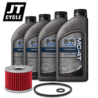 Honda GL1000 GL1100 GL1200 Goldwing Oil Change Kit  BelRay 10W‑40 Oil & HiFlo Filter  1976‑1987  Made in USA
