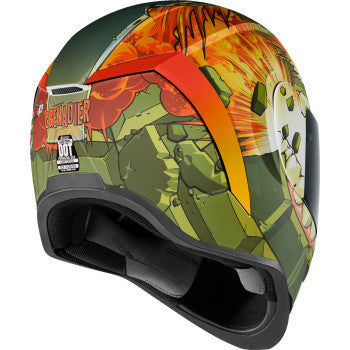 ICON Airform™ Motorcycle Street Full Face Helmet - Grenadier - Green Choose Size DOT Approved