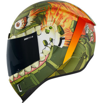 ICON Airform™ Motorcycle Street Full Face Helmet - Grenadier - Green Choose Size DOT Approved