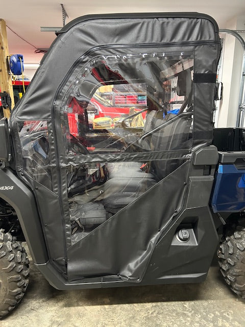 Seizmik Soft Cab Back Enclosure with Vinyl Zippered Doors – Fits CFMOTO UForce 1000 (2019–2025) – Marine‑Grade Canvas & Aqua‑View Vinyl