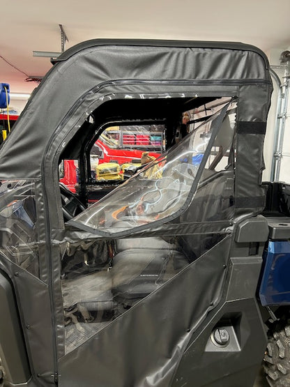 Seizmik Soft Cab Back Enclosure with Vinyl Zippered Doors – Fits CFMOTO UForce 1000 (2019–2025) – Marine‑Grade Canvas & Aqua‑View Vinyl