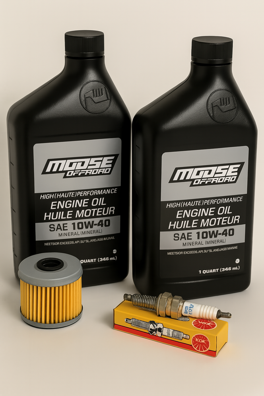 Honda TRX400EX Sportrax 99-14 Oil Change Filter Tune Up Kit NGK Spark Plug 400X Service Maintenance