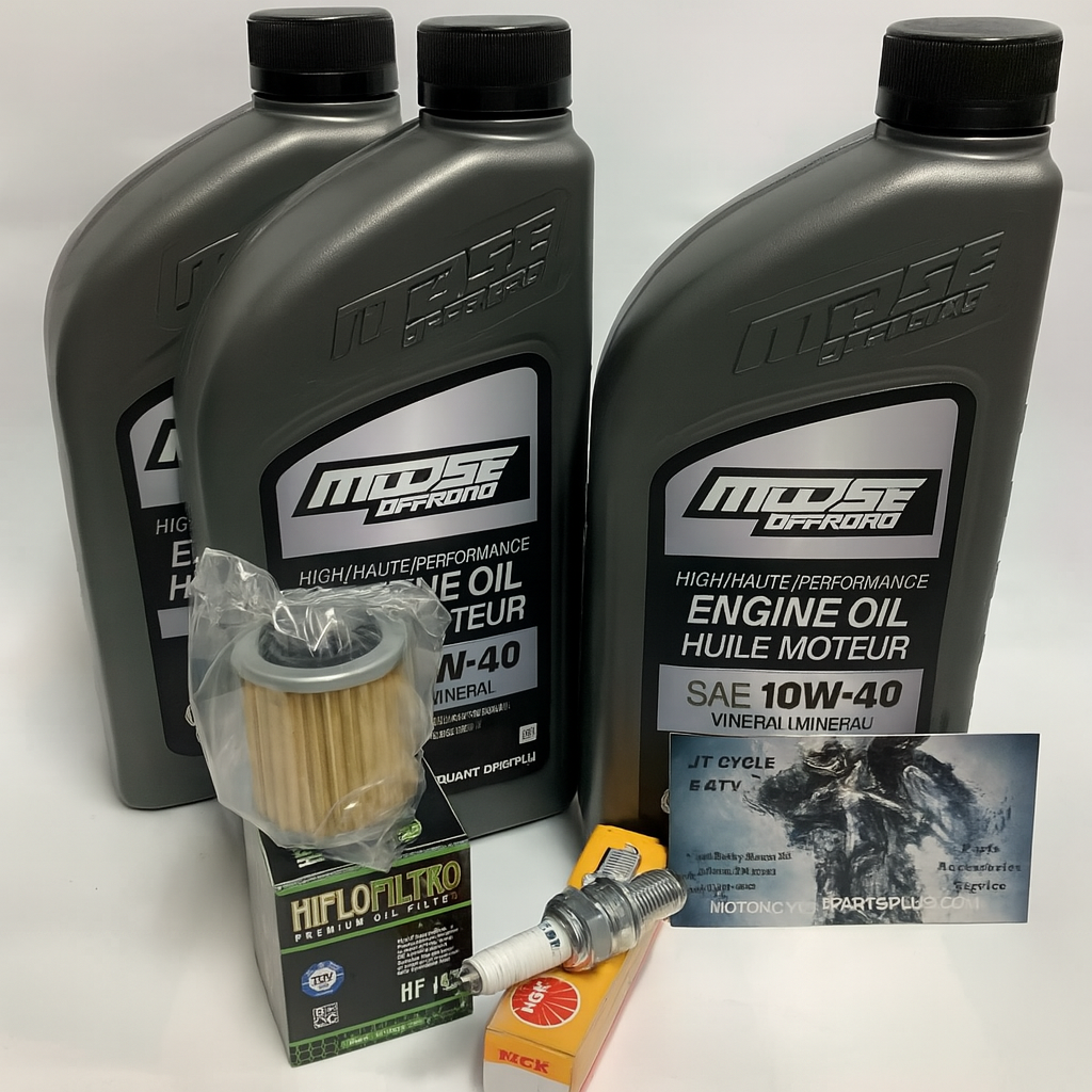 Yamaha Warrior Raptor YFM350X 88-13 Oil Change Filter Kit NGK Spark Plug Tune Up Service