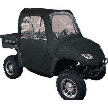 MOOSE OFFROAD Canvas Vinyl Cab Enclosure Doors - Black for Arctic Cat Prowler 550 650 700 1000