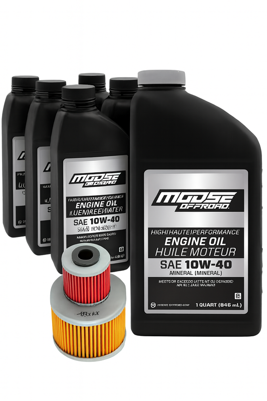 Moose Offroad 10W-40 Honda Pioneer 1000 16-UP Oil Change 2 Filter Service Maintenance Kit