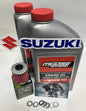 Suzuki Decal RMZ 250 450 Full Synthetic Oil Change Filter Kit with Drain Plug Washers Gaskets Service Maintenance