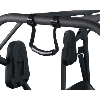 MOOSE OFFROAD UTV Roll Bar Rollcage Entry Handles - Black Hand Holds Universal for all Side by Side