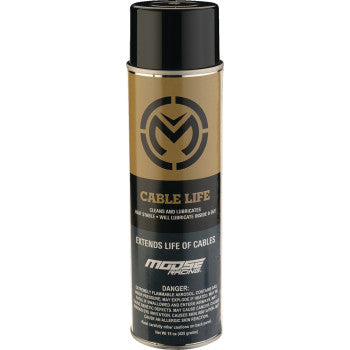 Moose Offroad Cable Lube Spray Cable Life Lubricant Can- 15 oz. net wt. - Aerosol Made in the USA
