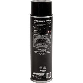 MOOSE OFFROAD 3713-0117 Instant Detail Cleaner Instant Detailer Spray Can - 13.75 oz. net wt. - Aerosol