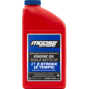 MOOSE OFFROAD 3602-01622-Stroke Synthetic Engine Oil - 1 US quart Powersports Motorcycle ATV Dirtbike