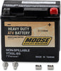 MOOSE UTILITY 2113-0046 MOOM72X5B Factory-Activated AGM Maintenance-Free Battery AGM Battery YTX5L