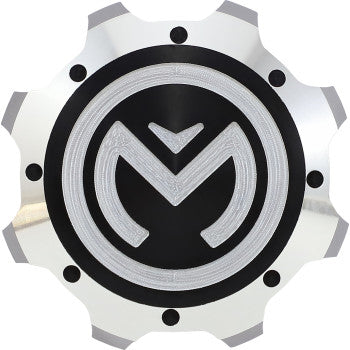MOOSE OFFROAD 0703-0890 Fuel Tank Gas Cap with Gasket Seal Silver/Black fits Polaris Models