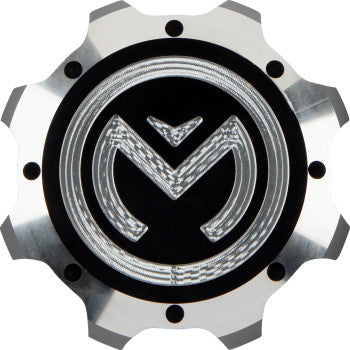 MOOSE OFFROAD 0703-0891 Fuel Tank Gas Cap with Gasket Seal Silver/Black fits Can-Am