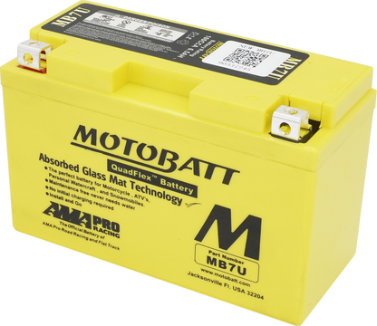 MOTOBATT BATTERY MB7U SEALED FACTORY ACTIVATED Replaces # YT7B-BS