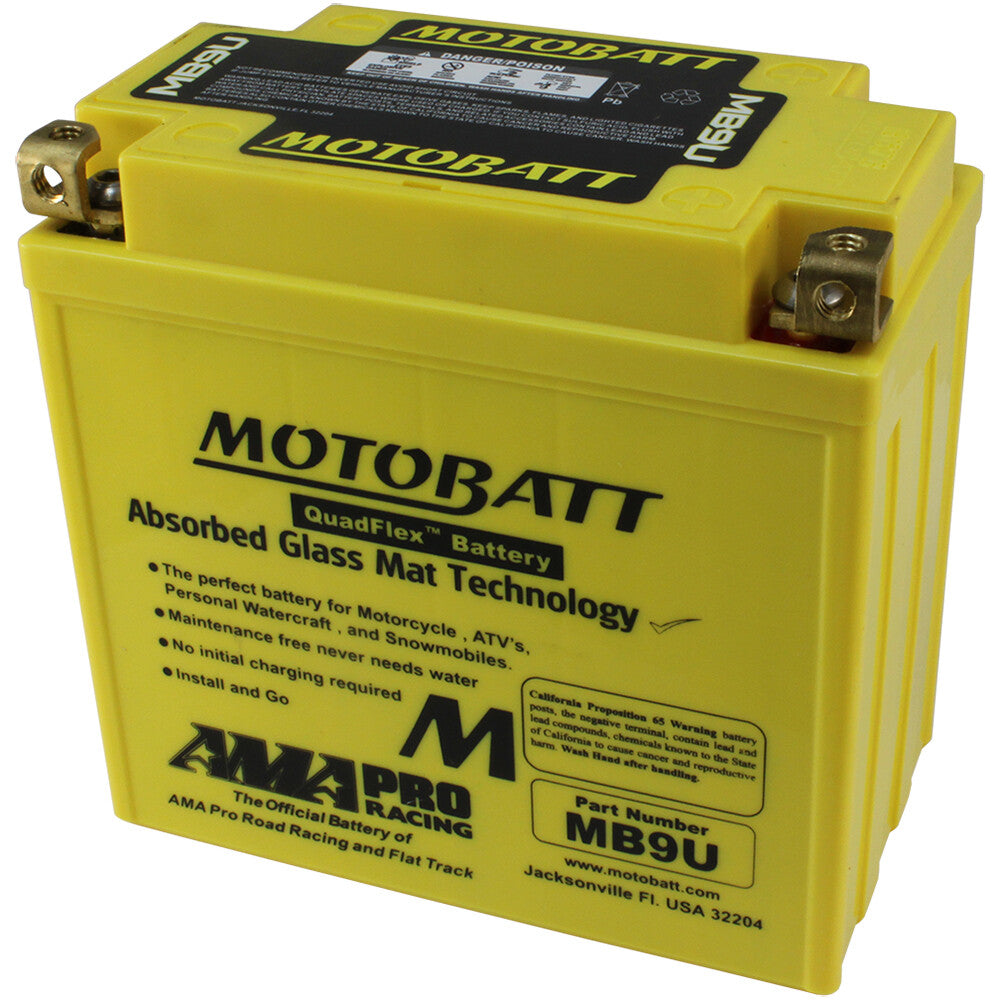 MOTOBATT BATTERY MB9UHD SEALED FACTORY ACTIVATED Replaces # 12N7-3B 12N7-4A 12N7-4B 12N7D-3B 12N9-3A 12N9-3A-1 12N9-3B 12N9-4B-1 YB7-A YB7L-B YB9-B YB9A-A YB9L-A2 YB9L-B