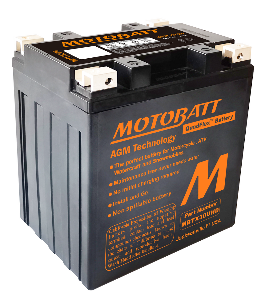 MOTOBATT BATTERY MBTX30U(HD) SEALED FACTORY ACTIVATED Replaces # GYZ32HL  12N14-3A 12N24-3A 53030 Y60-N24-A Y60-N24AL-B YB30L-B YIX30L