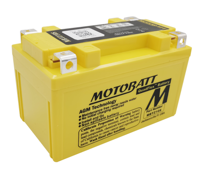 MOTOBATT BATTERY MBTZ10S SEALED FACTORY ACTIVATED Replaces # YTX7A-BS YTZ10S