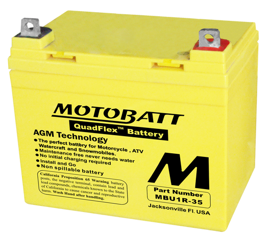 MOTOBATT BATTERY MBU135 SEALED FACTORY ACTIVATED