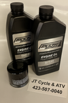 Kawasaki Mule 2500 / 2510 / 3000 / 3010 / 4000 / 4010 Oil Change Kit – Moose Offroad 10W‑40 & HiFlo Oil Filter (Gas Models Only
