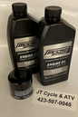 Kawasaki Mule 2500 / 2510 / 3000 / 3010 / 4000 / 4010 Oil Change Kit – Moose Offroad 10W‑40 & HiFlo Oil Filter (Gas Models Only
