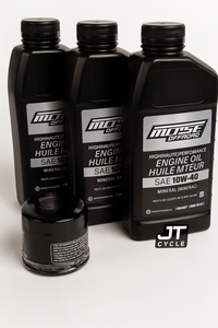 Kawasaki Mule Pro FX Oil Change Kit Moose Offroad 10W‑40 + OEM Filter KAF820 (2.5 Qt