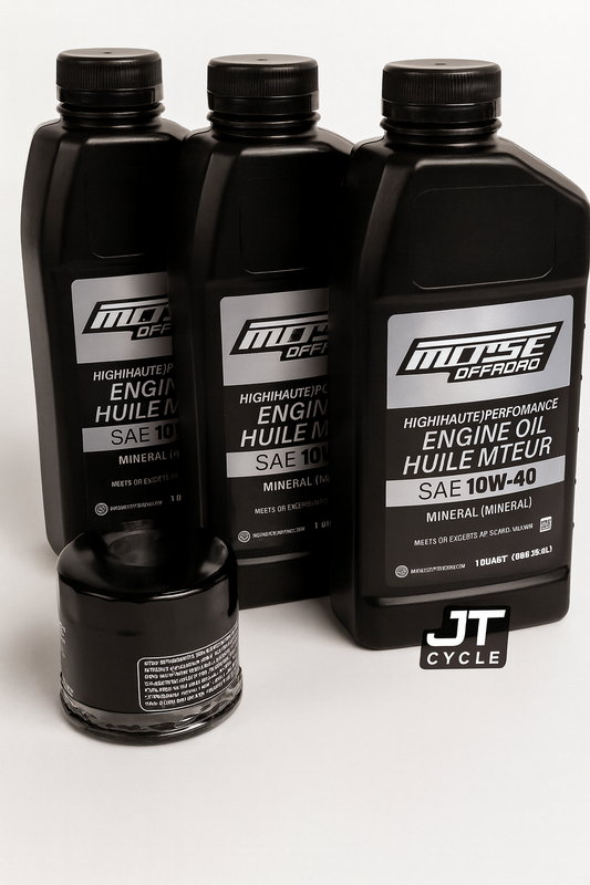 Kawasaki Mule Pro FX Oil Change Kit Moose Offroad 10W‑40 + OEM Filter KAF820 (2.5 Qt