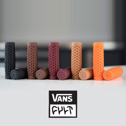 ODI VANS / CULT V-TWIN GRIP SET 7/8" Sport Bike Street Cafe & 1" Cruisers Handlebars (1" Clutch & 1-1/8" Throttle)