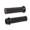ODI Harley Ruffian V‑Twin Grips Solid Black V30HTW